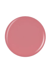 Pale blush pink color of a circle nail color Pantone color swatch isolated in white background